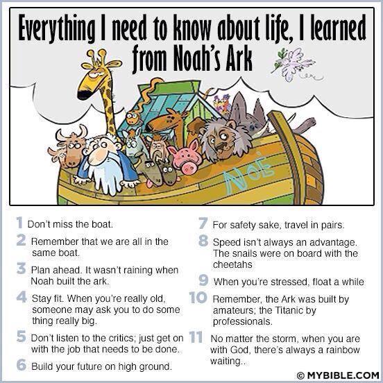 Lessons from Noah’s Ark | The Change